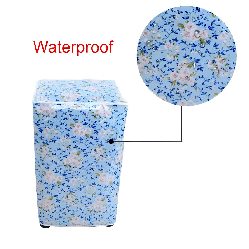 Pack of 2 Waterproof Washing Machine Covers – Dustproof Zipper Cover and Anti-Dust Machine Protector